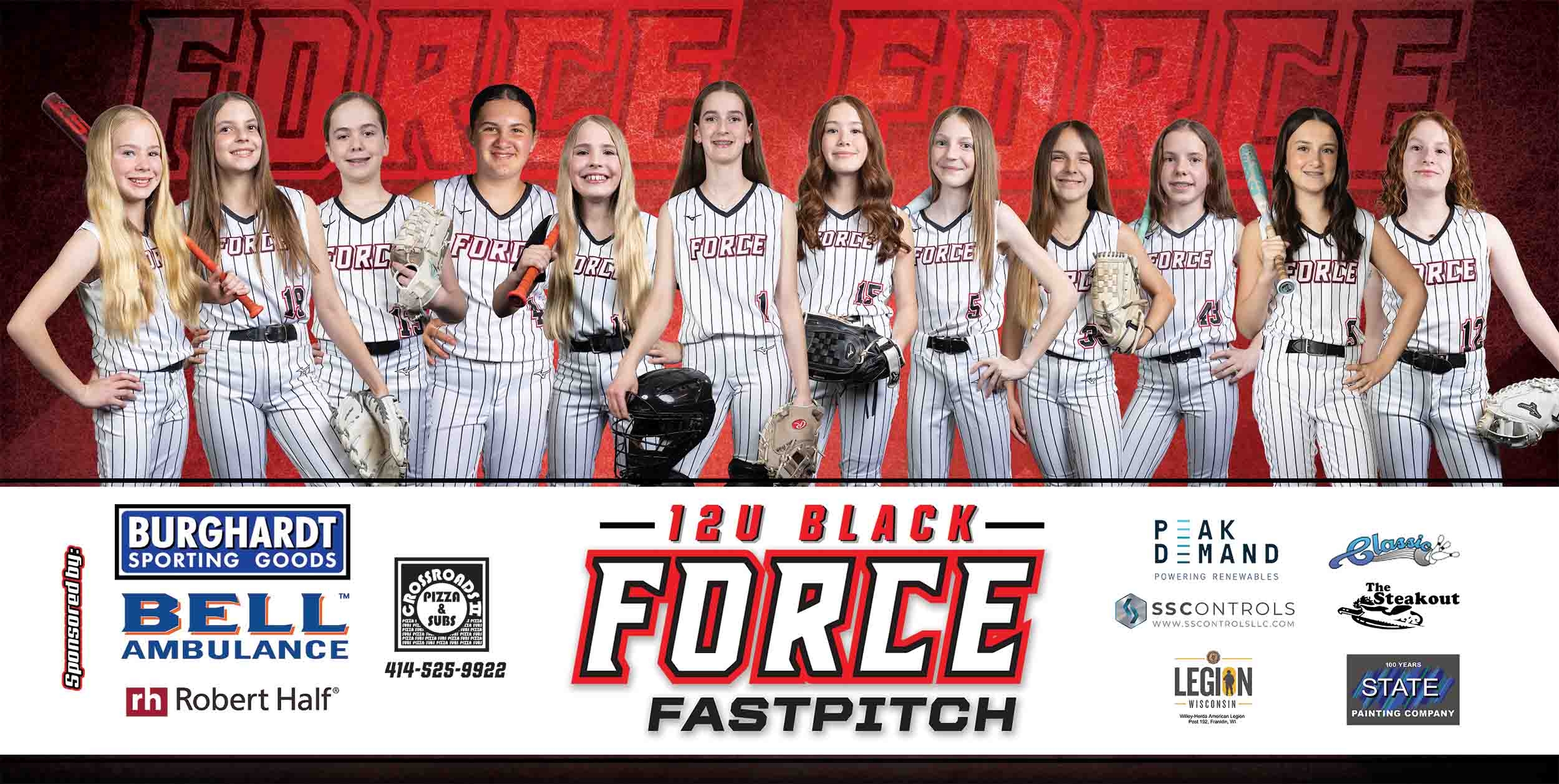 12U Black Force Team